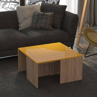 Bàn sofa hiện đại bằng gỗ cho phòng khách SMLIFE Cameron