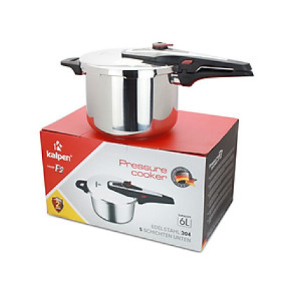 Nồi áp suất Inox 304 Kalpen P2 dung tích 6L chuẩn Đức - Hàng chính hãng