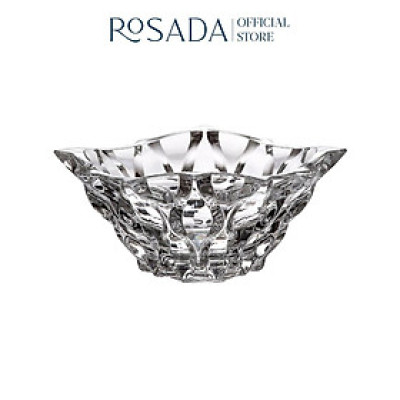 Tô pha lê Samba Trắng 30.5cm Treasury Bohemia