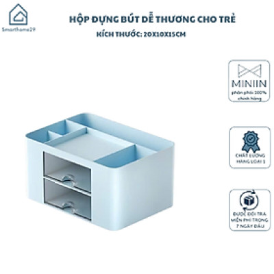 Hộp Đựng Bút Dễ Thương Cho Trẻ Em Gái – Hộp Để Bàn Văn Phòng Phẩm, Bảo Quản Đa Chức Năng Cho Học Sinh Tiểu Học - HÀNG CHÍNH HÃNG MINIIN