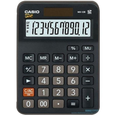 Máy Tính Casio MX-12B-BK-W-DC