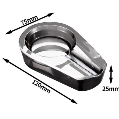 Gạt tàn luxury crystal glass cigar ashtray - gạt tàn tro bụi thủy tinh pha lê phong cách bắc âu cao cấp