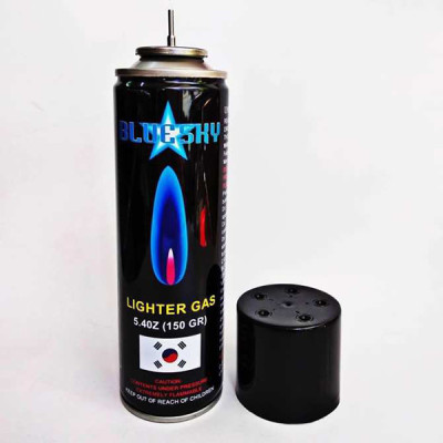 Bình Gas Bơm Bật Lửa Bluesky 5 Đầu Bơm Dung Tích 150gr/275ml Siêu Tiện Dụng, Bình Bơm Gas Bật Lửa Hàn Quốc