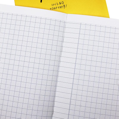 Tập Học Sinh - 4 Ô Ly Vuông - 96 Trang 120gsm - Deli CNA96-PET (Mẫu Bìa Giao Ngẫu Nhiên)