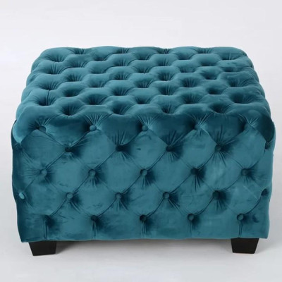 Ghế sofa đôn vuông vải nhung Juno Sofa HFC-GDV04-0.73 cao cấp