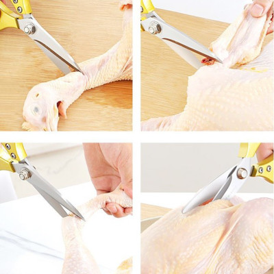 Kéo Vàng Nhật SK5 JAPAN Cắt Gà Đa Năng Và Cắt Đồ Dùng Siêu Bền Kéo Thép Đa Năng Nhật Bản, Size Lớn, Chất Liệu Thép Cao Cấp Không Gỉ