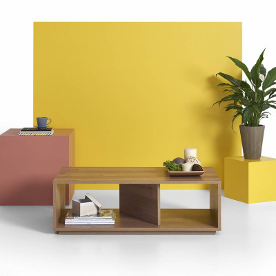 Bàn sofa hiện đại bằng gỗ công nghiệp SMLIFE Chase