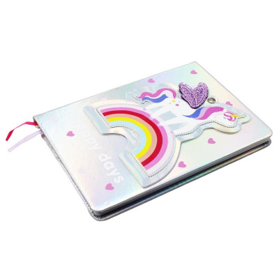 Sổ Bìa Lấp Lánh Unicorn Kẻ Ngang - MP UN23024