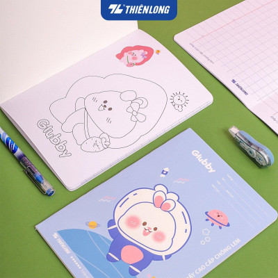 Combo 10 Tập học sinh 48 trang 5 ô ly vuông 2.5mm chấm kẻ 2/3 120gsm NB-120 Thiên Long - Mẫu ngẫu nhiên