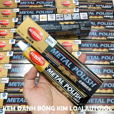 Kem Đánh Bóng Inox, Nhôm, Kim Loại – Làm Mới Xe Má ÔTo, Hàng Cao Cấp Siêu Sáng