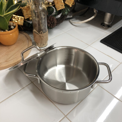 Nồi Inox 304 Đáy 3 Lớp Cao Cấp Hiệu Berndorf Sandrik - Low Casserole With Lid