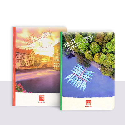 Vở kẻ ngang Hồng Hà 200 trang - Gáy ghim - Sao Mai Best memories 1688 định lượng 55-57gm2 độ sáng 82-84 ISO (Giao bìa ngẫu nhiên)