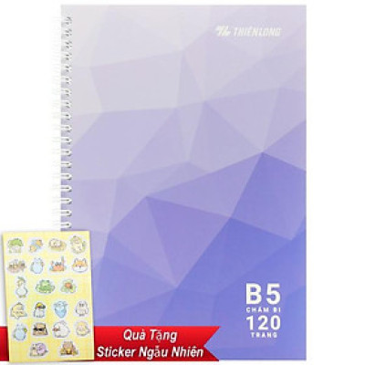 Sổ Lò Xo B5 Chấm 120 Trang 100gsm - Thiên Long MB-018