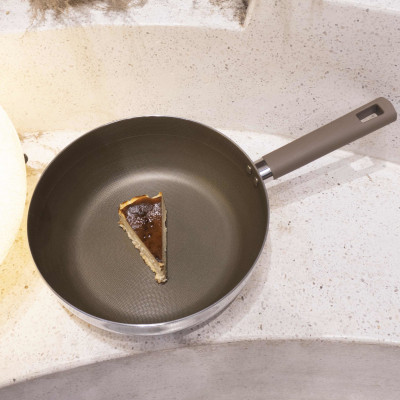 Chảo chống dính Inox 316 liền khối 7 lớp Kalpen Nano Titanium Shield 26cm - Hàng chính hãng