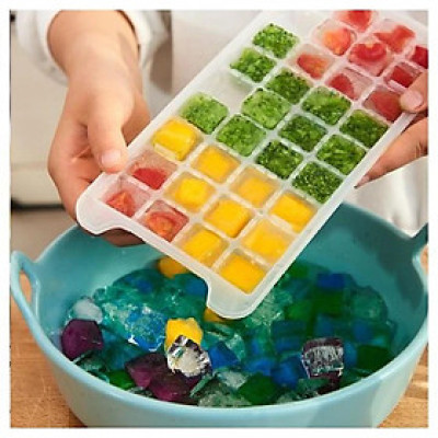 Khay làm đá 36 viên tặng kèm xẻng xúc - Hàng chính hãng