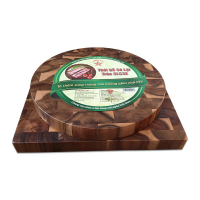 Thớt Chặt Hình Chữ Nhật SLC32 Gỗ Tràm Sớ Lật Sang Trọng  - Đồ Gia Dụng Gỗ Nhà Bếp Thương Hiệu Trường Sơn