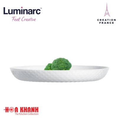 Đĩa Thủy Tinh Luminarc Precious 25cm - bộ 6 đĩa - Q1659