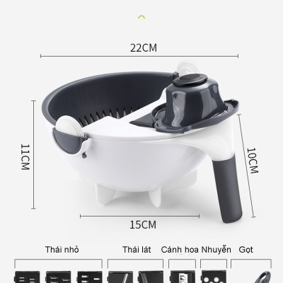 Bộ Dụng Cụ Nạo Thái Rau Củ Quả Đa Năng Tiện Dụng