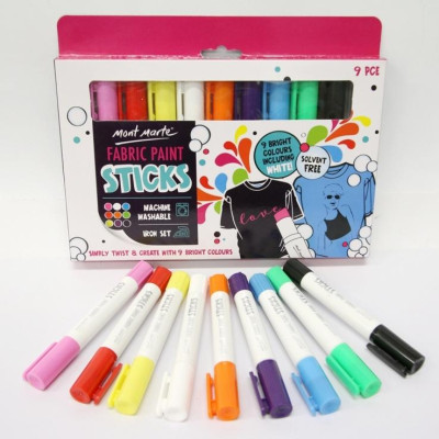 Bộ 9 Bút Vẽ Vải Mont Marte Hàng MPN0116