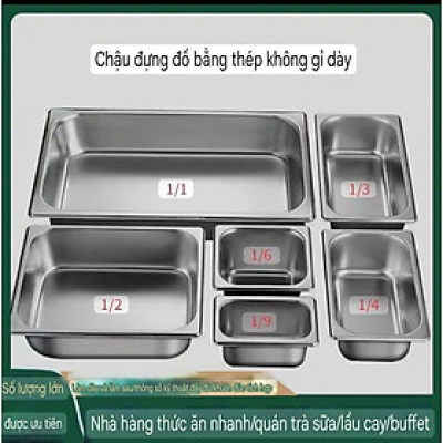 KHAY TOPPING INOX – CHẤT LIỆU CAO CẤP, ĐA KÍCH THƯỚC