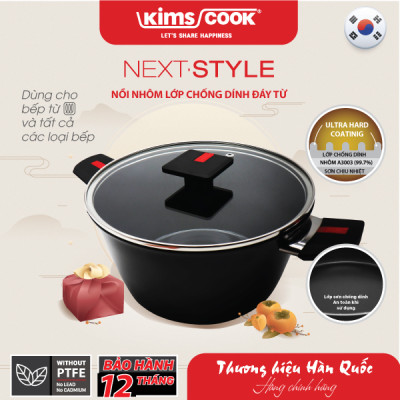 Nồi KIMS COOK Next Style đáy từ hợp kim nhôm chống dính
