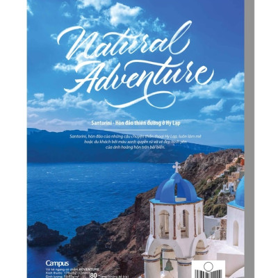 Lốc 5 quyển vở kẻ ngang Adventure 80 trang B5 Campus NB-BAVT80