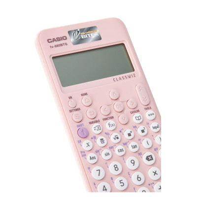 Máy Tính CASIO FX-880BTG - Màu Hồng