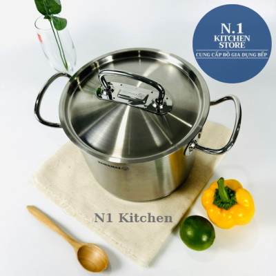 Nồi inox cao cấp Korkmaz Proline 5 lít thân cao - A1165 - Hàng Chính Hãng