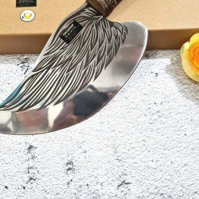 DAO BẾP - DAO THÁI CẮT HOA VĂN KHÂU ĐỒNG MÃ  A1 DT159 NT topcomshop vn