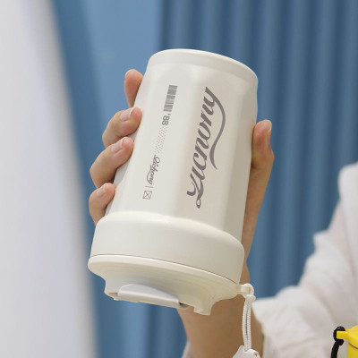 Cốc Giữ Nhiệt Teement Inox 316 Cách Nhiệt, Dung Tích 480ml, Có Dây Cầm Tay Chắn Chắn - Hàng Chính Hãng