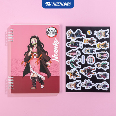 Sổ lò xo đường kẻ ngang A5 nhân vật Demon Slayer Thiên Long MB-023/DS