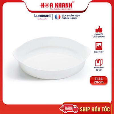 Khay nướng Thuỷ Tinh Luminarc Smart Cuisine Tròn 28cm - N3165