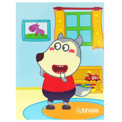 Combo 5 Tập Học Sinh Wolfoo Và Những Người Bạn - 4 Ô Ly 96 Trang 70gsm - Fahasa 03 (Mẫu Bìa Giao Ngẫu Nhiên)