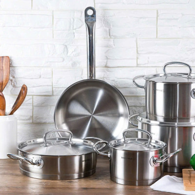 Nồi inox 18/10 Korkmaz Proline 2 lít - 16x10 cm