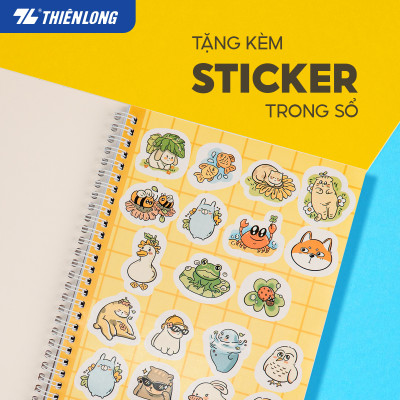 Sổ lò xo B5 Thiên Long MB-018- Màu ngẫu nhiên