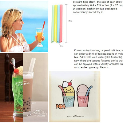 Set 35 ống hút trà sữa Hashiba Ø10x210mm - Hàng Nội Địa Nhật Bản