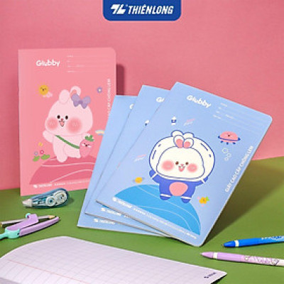 Combo 10 Tập học sinh 48 trang 5 ô ly vuông 2.5mm chấm kẻ 2/3 120gsm NB-120 Thiên Long - Mẫu ngẫu nhiên