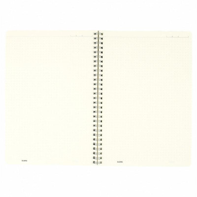 Vở Dot Grid lò xo kép bìa nhựa 2 mặt KLONG B5 200 trang 100/76; MS: 579