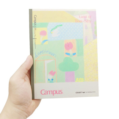 Tập A5 Land Of Too-Shy - 4 Ly Kẻ Ngang - 96 Trang 70gsm - Campus NB-A5LY96LTS-01