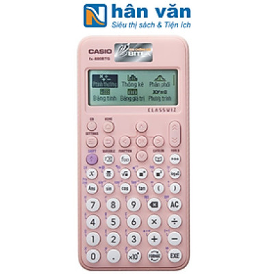 Máy Tính Casio FX 880 BTG - Màu Hồng