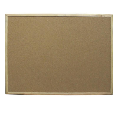 Bảng Treo Tường 2 Mặt - Bảng Ghim Bần + Bảng Bút Lông 80 x 60 cm