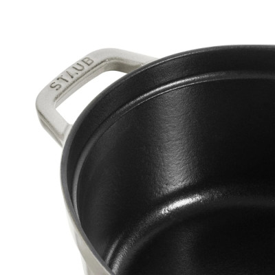 Nồi Gang STAUB Oval Màu Nấm Trắng - 37cm (8L)