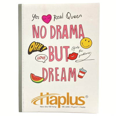 Combo 5 Tập NewDay Kẻ Ngang 80 Trang ĐL 70g/m2 - Haplus 6300 (Mẫu Màu Giao Ngẫu Nhiên)