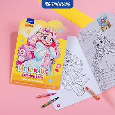 Tranh tô màu - Coloring Book Thiên Long Colokit - Dành cho bé 3-6 tuổi