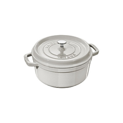 Nồi Gang STAUB Tròn Màu Nấm Trắng - 20/22/24/26 cm