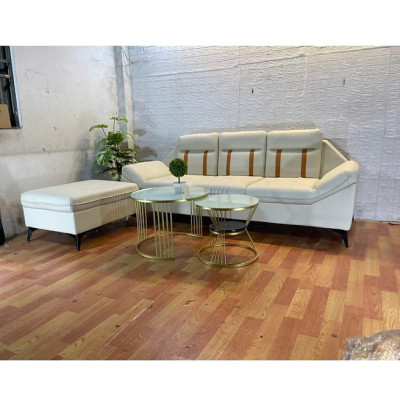 Sofa băng 2m kèm đôn nệm Tundo HLMCT màu lựa chọn kèm bàn như hình