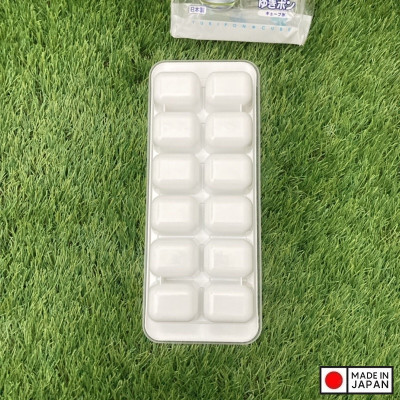 Khay làm đá Yukipon Cube 12 viên - Hàng Nội Địa Nhật Bản