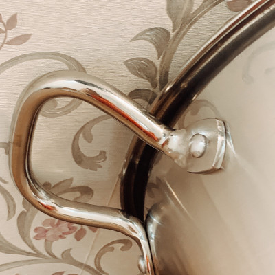 Nồi Inox 430 Bếp Từ 3 Đáy Fivestar Nắp Kính 30 cm - tặng 1 vá canh