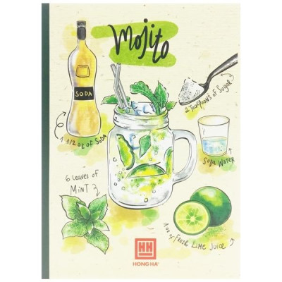 Combo 5 Vở Cocktail - Kẻ Ngang 80 Trang ĐL 70g/m2 - Hồng Hà (Mẫu Màu Giao Ngẫu Nhiên)