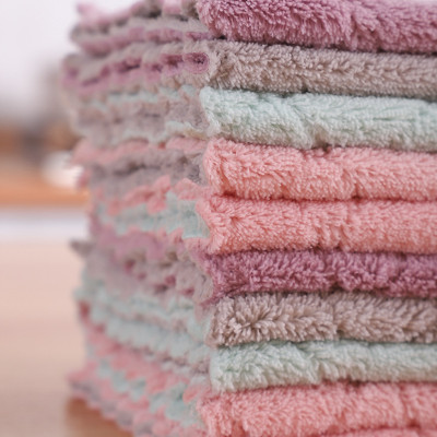 Khăn Lau Nhà Bếp Đa Năng 2 Mặt Xuất Nhật - Vệ Sinh Nhà Cửa - Vải Sợi Microfiber Không Phai Màu Rụng Sợi Nhanh Khô- Hàng Chính Hãng MINIIN